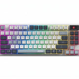 Teclado MSI FORGE GK600 TKL W SKY US LED, Blanco