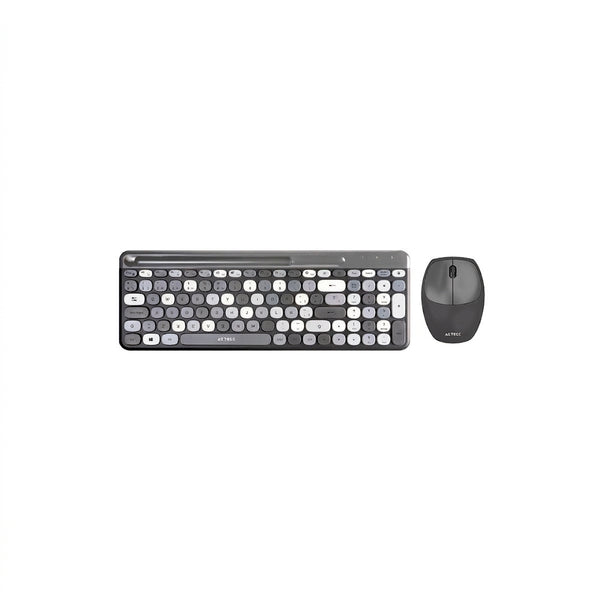 Kit Teclado y Mouse Acteck AC-935180, Inalambrico, RF USB, 1600 DPI, Negro