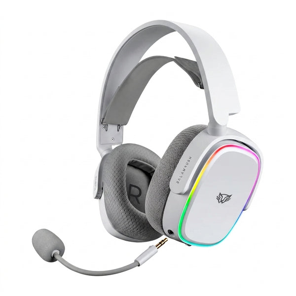 Headset Balam Rush HS999 Inalámbrico, BT / RF 2.4GHz, Blanco