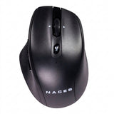 Mouse Naceb NA-0139N, Inalámbrico, Dual Mode, USB 2.4 GHz, Bluetooth, 1600DPI, 5 Botones + Rueda, Negro