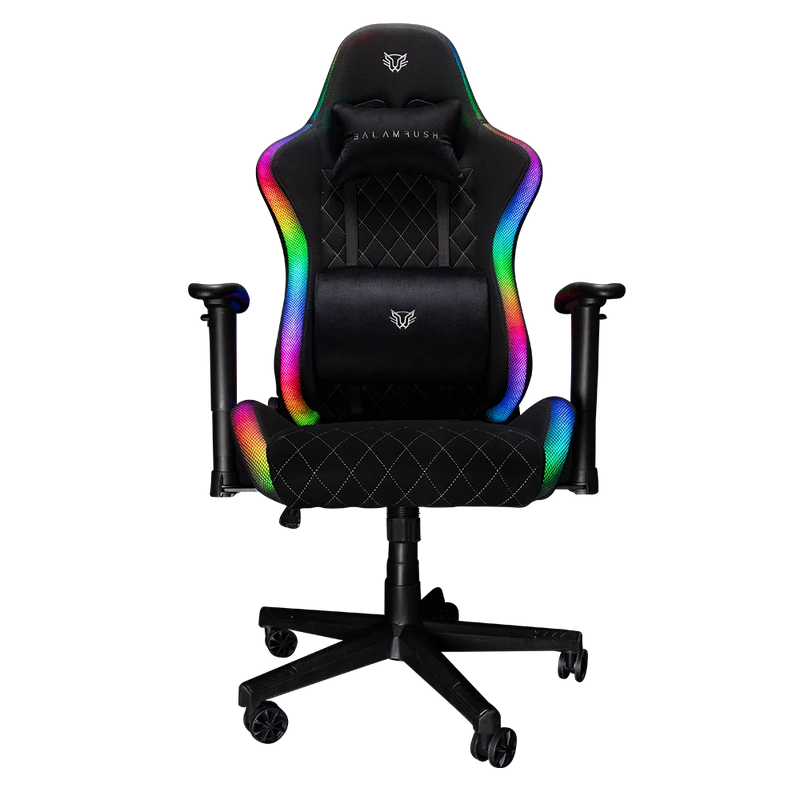 PC Gamer Balam Rush Silla Gamer Lighting Rush Azender RGB, hasta 120Kg, Negro - Invictus PC Mexico