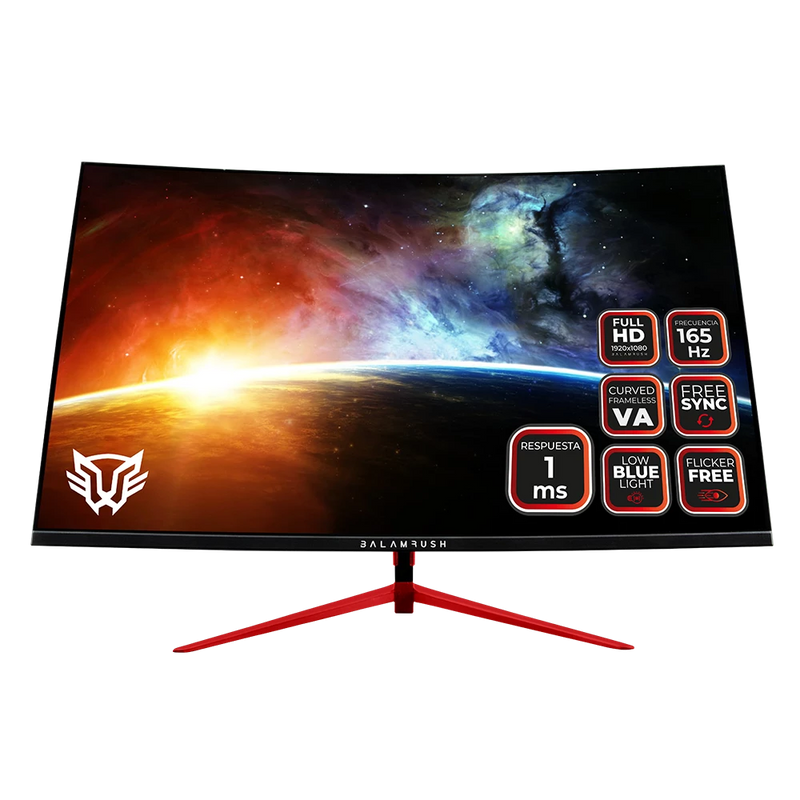 PC Gamer Monitor Gamer Curvo Balam Rush MTX27C LED 27", Full HD, 75Hz, HDMI, Negro - Invictus PC Mexico