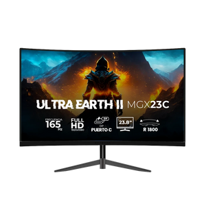 Monitor Balam Rush Ultra Earth II MGX23C LED 23.8", Full HD, 165Hz, HDMI, Negro