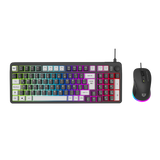 Combo Teclado + Mouse Alámbrico | Squad Conquest KG515 | Negro