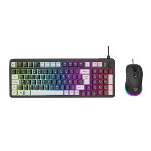 Combo Teclado + Mouse Alámbrico | Squad Conquest KG515 | Negro