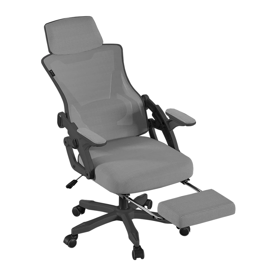 SILLA GAMING BALAM RUSH(BR-944199)POWER RUSH MESH,PP+MALLA,INC. 145°,HASTA 100KG,REPOSABRAZOS FIJO,NEGRO-GRIS