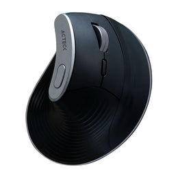 Mouse Ergonómico Acteck Virtuos Fitt Pro MI770, Inalámbrico, Óptico, 2.400DPI, RF Inalámbrico/Bluetooth, Negro