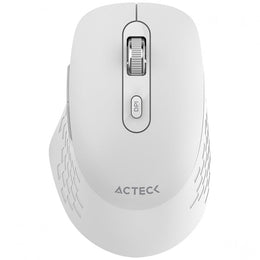 Mouse Acteck Optimize Trip Mi480 / Inalambrico / Receptor Usb / Laser / Click Silencioso / 1600 Dpi / Blanco / Ac-934886