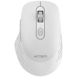 Mouse Acteck Optimize Trip Mi480 / Inalambrico / Receptor Usb / Laser / Click Silencioso / 1600 Dpi / Blanco / Ac-934886