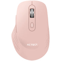 Mouse Acteck Optimize Edge Mi460 / Inalambrico / Receptor Usb / Laser / Click Silencioso / 1500 Dpi / Rosa / Ac-934107