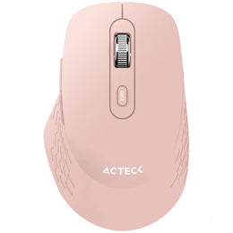 Mouse Acteck Optimize Flow Mi480 / Inalambrico / 1600 Dpi / 6 Botones / 10 M / Rosa / Ac-939850