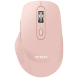 Mouse Acteck Optimize Flow Mi480 / Inalambrico / 1600 Dpi / 6 Botones / 10 M / Rosa / Ac-939850