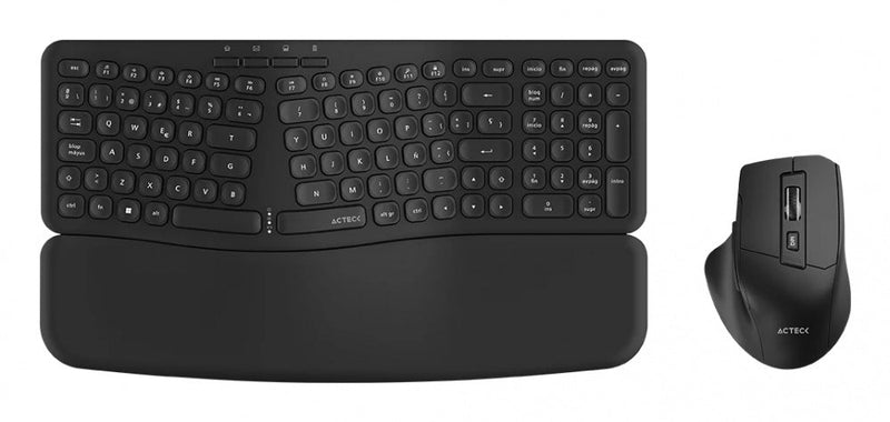 PC Gamer Kit de Teclado y Mouse Acteck Creator Ultra Confort MK650, Inalámbrico, RF Inalámbrico, Negro, Español - Invictus PC Mexico