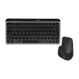 Kit Acteck Creator Krea Mk750 / Teclado Y Mouse / Inalambrico Dual / Multidispositivo / Recargable / Dongle Bt / 65 / Win - Mac / Espa?Ol / 118 Teclas / 2000 Dpi / Optico / Negro-Gris / Ac-940177