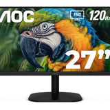 Monitor Led Aoc 27B35H3 / Color Negro / Panel Ips 27 / Hdmi Y Vga / Aspecto 16:9 / Tiempo De Respuesta 1Ms / 120Hz / Full Hd 1920X1080 / Vesa 100X100 Mm / Contraste 20,000,0001 / Brillo 300 Cd/M2