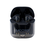 Audifonos Inalambricos Tws Backdrop Transparentes/10M / Tactil Color Negro