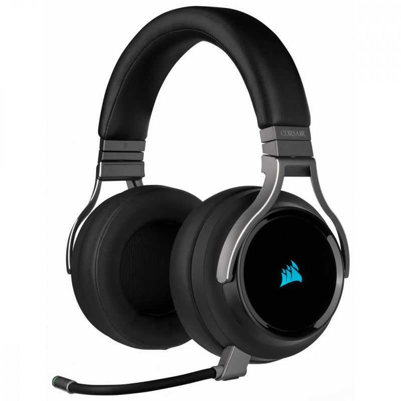 PC Gamer Corsair Audífonos Gamer VIRTUOSO RGB WIRELESS 7.1, Inalámbrico, USB + 3.5mm, Negro - Invictus PC Mexico
