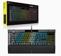 Teclado Gamer Corsair K100 RGB, Teclado Mecánico, Corsair OPX, Alámbrico, Negro (Inglés)
