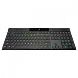 Teclado Gamer Corsair K100 AIR RGB, Teclado Mecánico, Switch Cherry MX, Inalámbrico, Negro (Inglés)