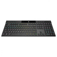 Teclado Gamer Corsair K100 AIR RGB, Teclado Mecánico, Switch Cherry MX, Inalámbrico, Negro (Inglés)
