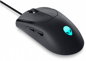 Mouse Gamer Ergonómico Dell Wired Gaming, Alámbrico, Óptico, 3.200DPI, USB-A, Negro