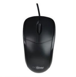 Mouse Alambrico Optico 1200 Dpi Conector Usb Win Xp/Vista/7/8/10/11/Mac Os X Easy Line By Perfect Choice - Negro