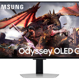 Monitor Gamer Samsung LS32DG800SLXZX OLED 32", 3840x2160 4K Ultra HD, G-Sync/FreeSync, 240Hz, HDMI/DisplayPort, Bocinas Integradas, Plata