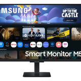 Monitor Led Samsung 32 Pulgadas /Smart Monitor M5/ Fhd (1920 X 1080)/ Va/ Plano/ Hdmi /Bt/ Wifi/ 60 Hz/ Negro