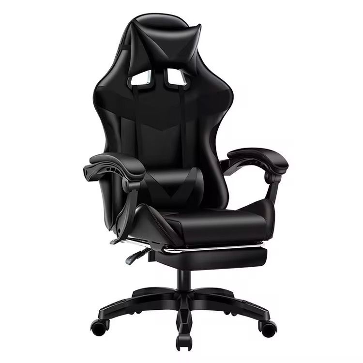 PC Gamer Silla Gamer SiGamers Reclinable Ergonomica con Reposapiés Color Negro - Invictus PC Mexico