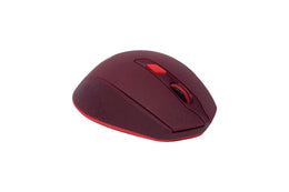 Mouse Naceb NA-0119R Inalambrico, Optico, 6 Botones, 1200 DPI, Rojo