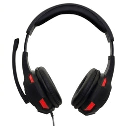 Headset Gamer Naceb Gaming NA-0304R Curvo, Negro