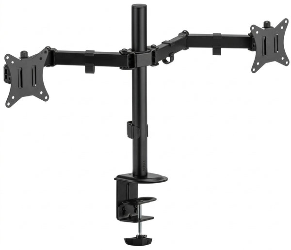 Soporte para Monitor ACTECK AC-934602 Enforce Zone SM490 Articulado para 2 Monitores, Negro