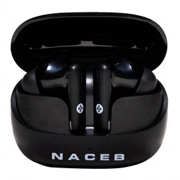 Headset NACEB NA-0322 In-Ears, Bluetooth 5.3, USB Tipo C, Control Tactil, ANS+ENC