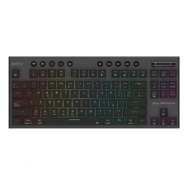 Teclado Gamer Balam Rush GK959, Negro