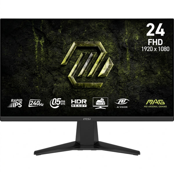 Monitor Gamer MSI MAG 245F X24 LED IPS Plano 23.8", 1920 x 1080 Full HD, G-Sync/FreeSync/Adaptive-Sync, 240 Hz, HDMI/DisplayPort, Negro
