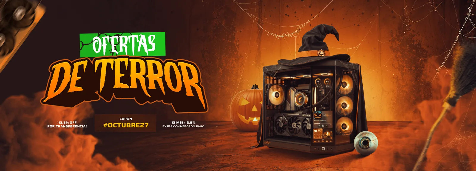 Ofertas de terror: 12.5% por transferencia